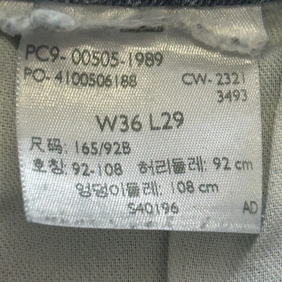 Levi’s 505 Men’s 36x29 Regular Fit Straight Leg Denim Jeans - Picture 6 of 9